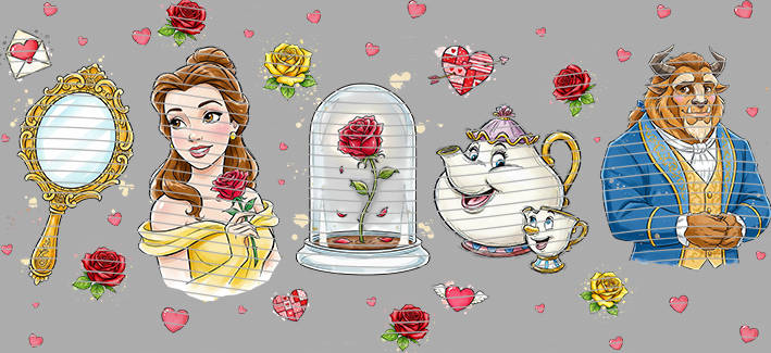16oz Disney style-D-1575